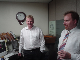 Mike loosened up a but